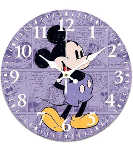 Mickey ミッキーマウス レトロ 3D壁掛け時計 ディズニー 雑貨 Amazon.co.jp: Accutime ミッキーマウス レトロウォッチ 針 10インチ
